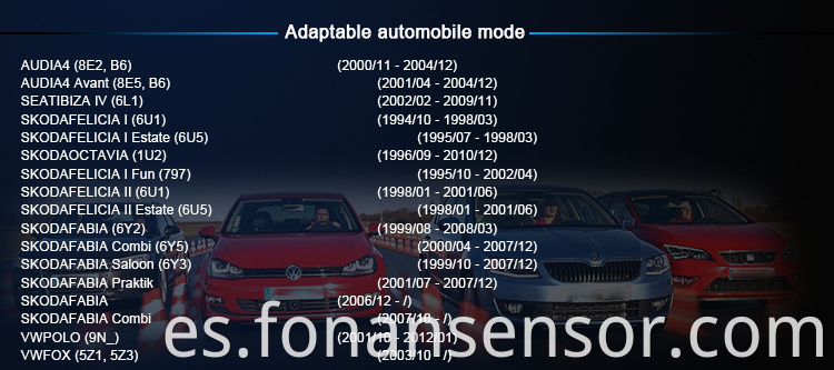 Sensor de mapa de presión absoluta del colector de admisión para VW AUDI FABIA I 1.4 03D906051 5WK9693 03D906051A